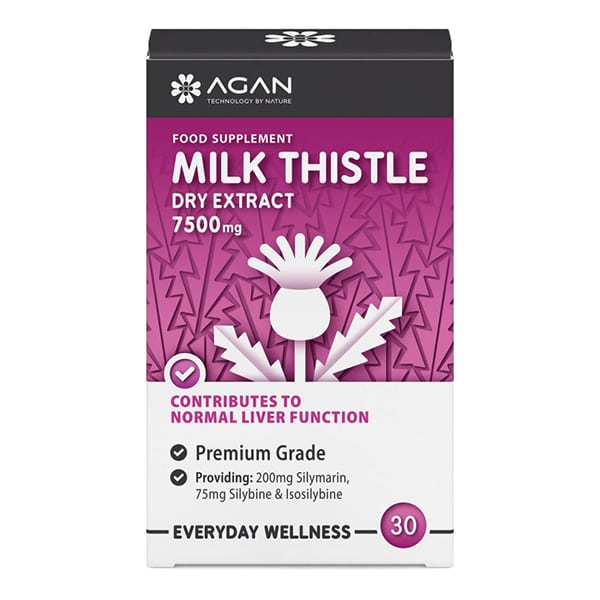 Agan Milk Thistle 7500mg 30 kapsula vegjetariane