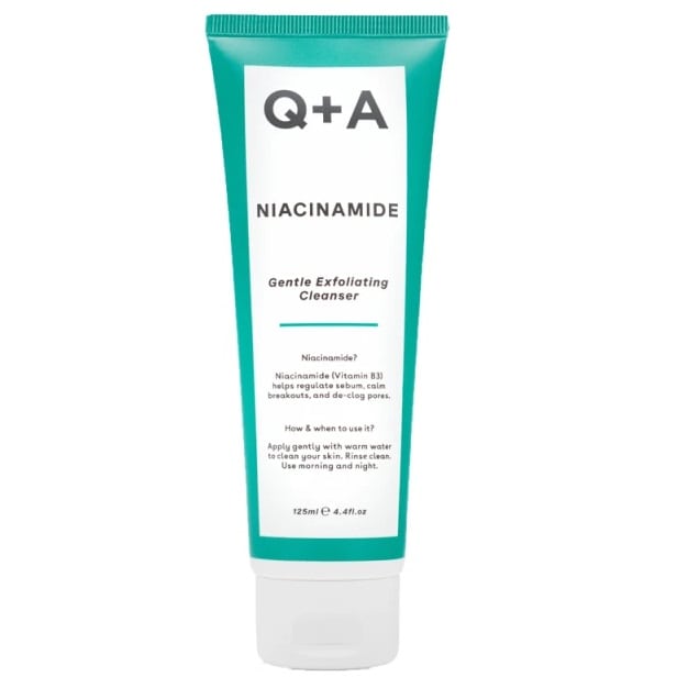 Q+A Niacinamide Gentle Exfoliating Cleanser 125 ml