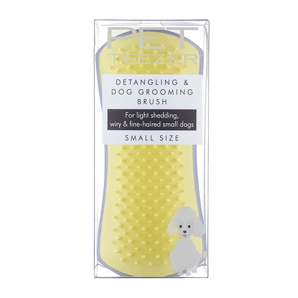 Pet Teezer Detangling & Dog Grooming Brush Small 1 copë - Vjollcë - E verdhë