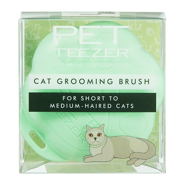 Pet Teezer Cat Grooming Brush 1 copë - JESHIL