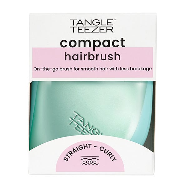 Tangle Teezer Compact Styler Detangling Hairbrush 1 copë - Ngjyrë blu e errët mat krom