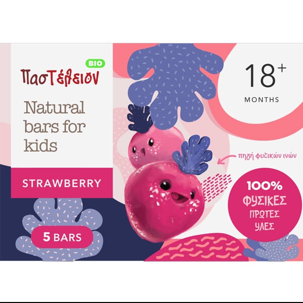 Pastelion Bar for Children with Strawberry 5x25gr