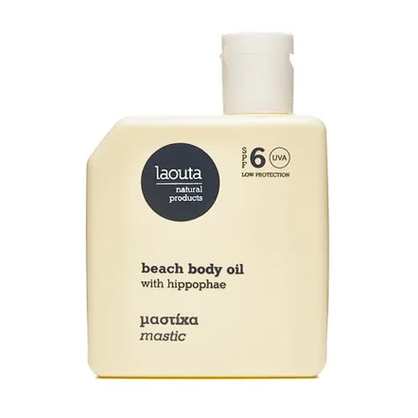 Laouta Natural Products Beach Body Oil Mastic SPF6 100 ml
