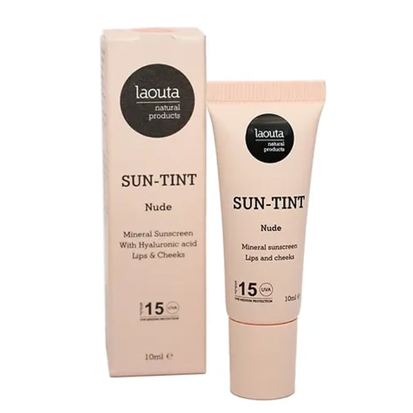 Laouta Natural Products Sun-Tint Nude Lips & Cheeks Balm SPF15 10 ml