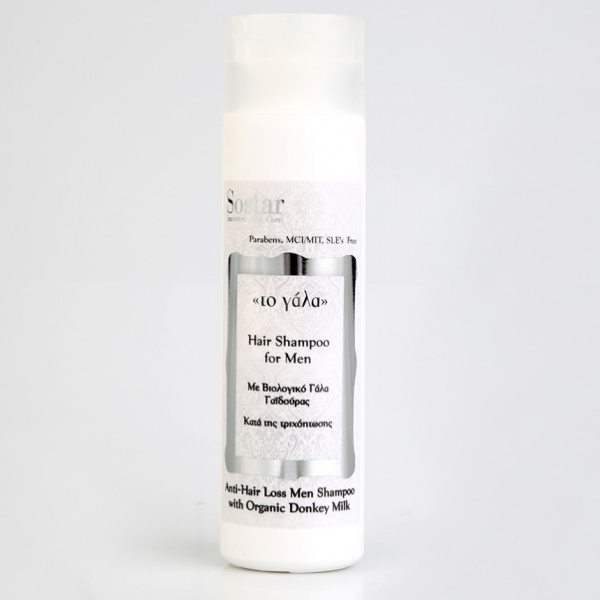 Sostar Anti-Hair Loss Men Shampoo with Organic Donkey Milk 250 ml
