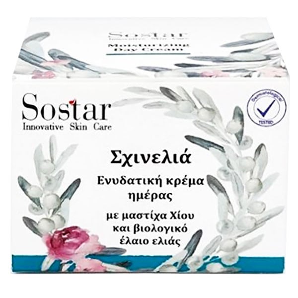 Sostar Moisturizing Face Cream with Mastic Oil & Olive Oil 50 ml