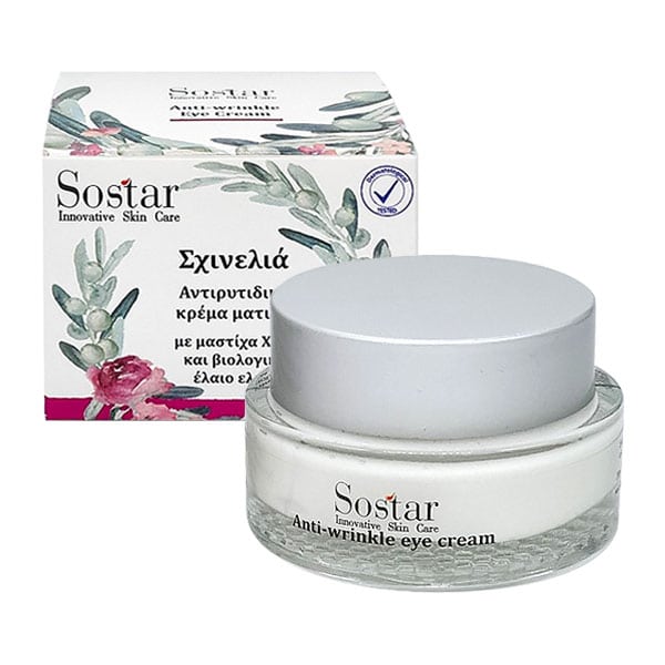 Sostar Anti-Wrinkle Eye Cream with Mastic Oil & Olive Oil 30 ml