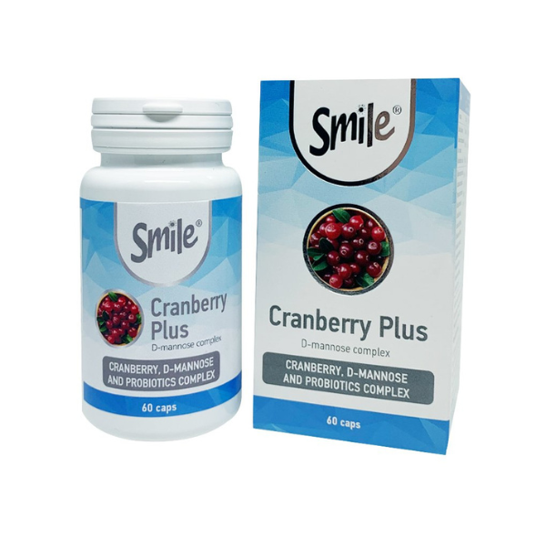 Smile Cranberry Plus D-Mannose Complex 60 kapele