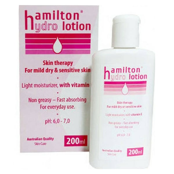 Hamilton Hydro Lotion Skin Therapy for Mild Dry & Sensitive Skin 200 ml