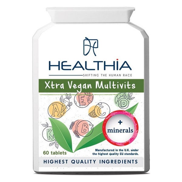 Healthia Xtra Vegan Multivits 60 kapele