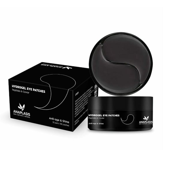 Anaplasis Hydrogel Eye Patches Peptides & Caviar 60 copë
