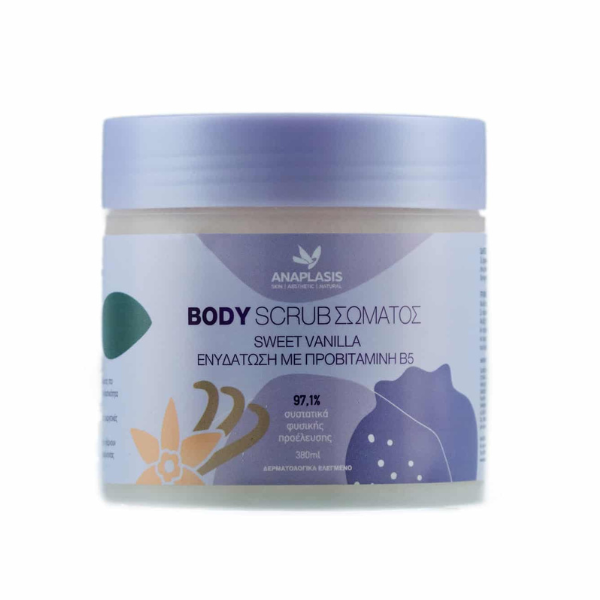 Anaplasis Body Scrub Sweet Vanilla Hydration with Provitamin B5 380 ml