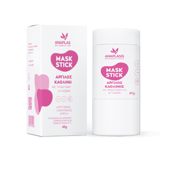 Anaplasis Face Mask Stick with Kaolin Clay, Rose & Jasmine 40 gr
