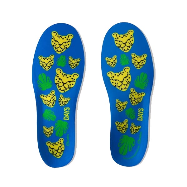 Christou Days Comfy Anatomical Adult Insoles Cheetahs 1 palë - blu