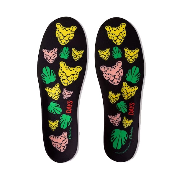 Christou Days Comfy Anatomical Kids Insoles Cheetahs 1 palë - 002 E zezë