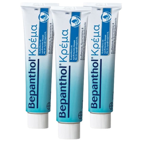 3 x Bepanthol Cream for Sensitive & Irritated Skin 3 x 100g