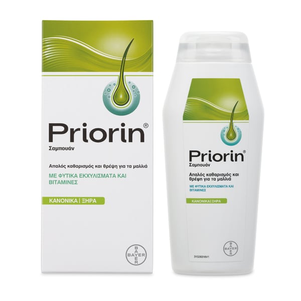 Priorin Shampoo for Normal or Dry Hair with Plant Extracts & Vitamins 200 ml