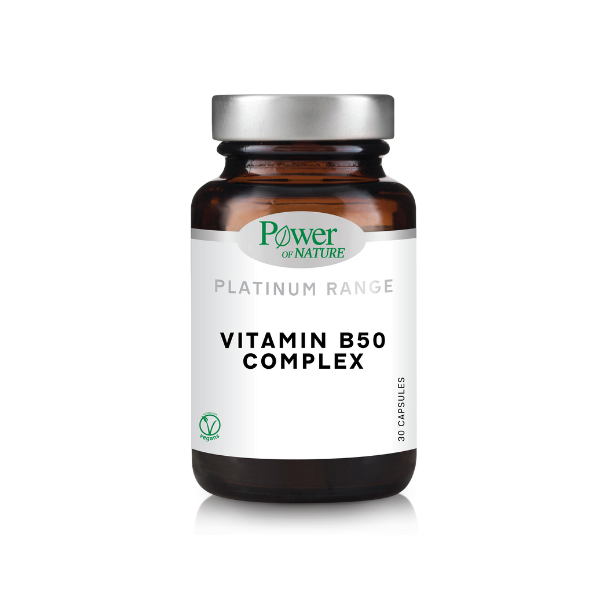Power of Nature Platinum Range Vitamin B50 Complex 30 kapsula