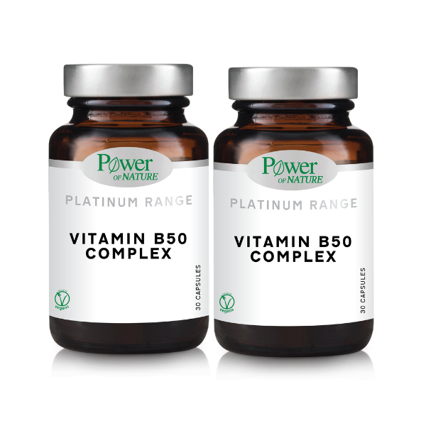 2x Power of Nature Platinum Range Vitamin B50 Complex 2x30 kapsula