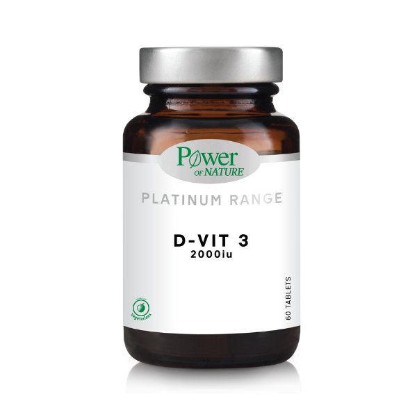 Power of Nature Platinum Range D-Vit3 2000IU 60 tableta