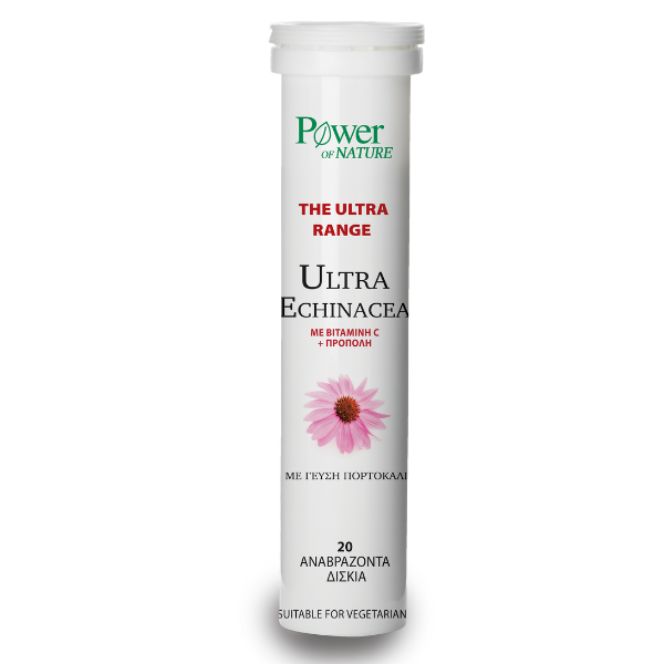 Power of Nature Τhe Ultra Range Ultra Echinacea 20 tableta efektive