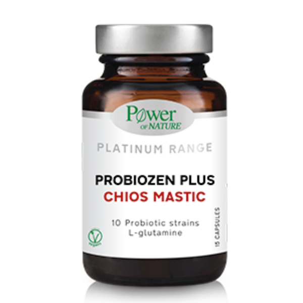 Power of Nature Platinum Range Probiozen Plus Chios Mastic 15 kapsula