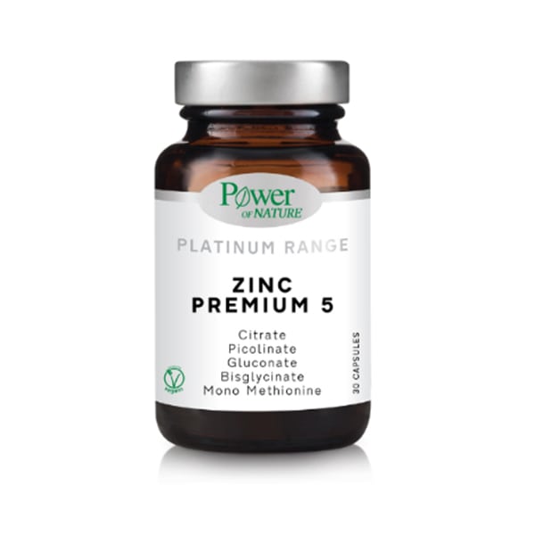 Power Of Nature Platinum Range Zinc Premium 5 30 kapsula