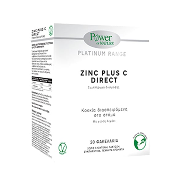 Power of Nature Platinum Range Zinc Plus C Direct 20 shkopinj