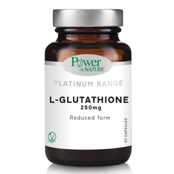 Power Of Nature Platinum Range L-Glutathione 250mg 30 kapsula