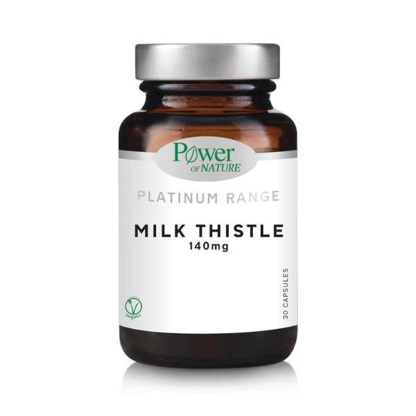Power Of Nature Platinum Range Milk Thistle 140mg 30 kapsula