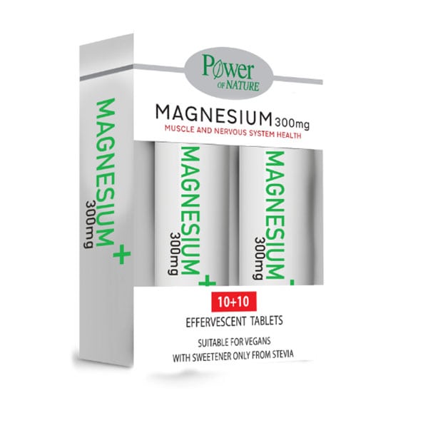 Power Of Nature Promo Magnesium 300mg, 20eff.tabs 1 set