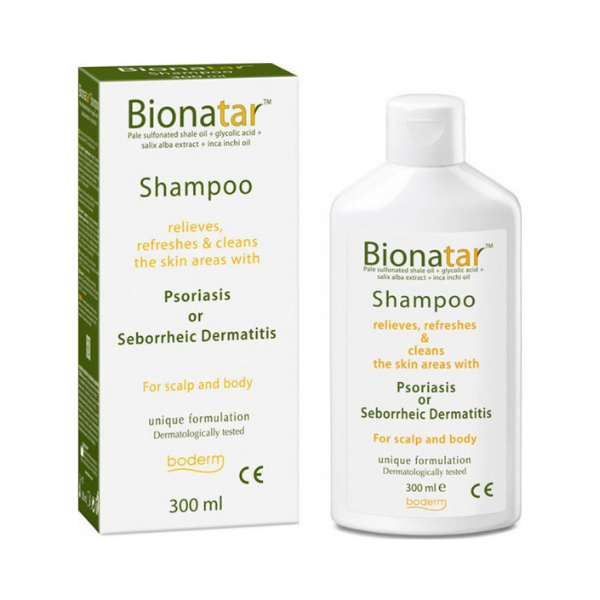 Boderm Bionatar Shampoo for Psoriasis & Seborrheic Dermatitis 300 ml