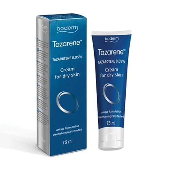 Boderm Tazarene 0.05% Cream for Dry Skin 75 ml