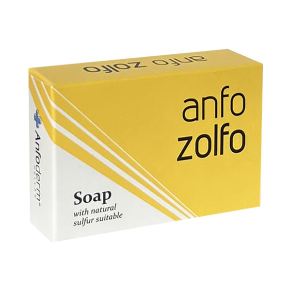 Anfo Derm Zolfo Solid Soap with Organic Sulphur 100gr