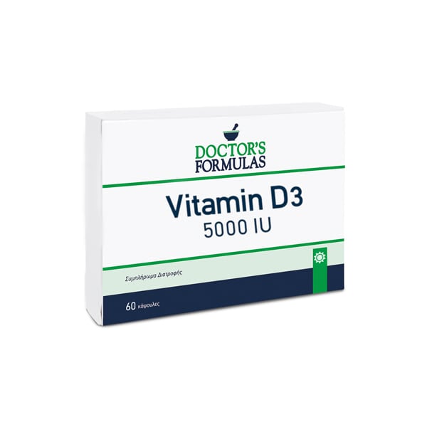 Doctor's Formulas Vitamin D3 5000IU 60 kapele