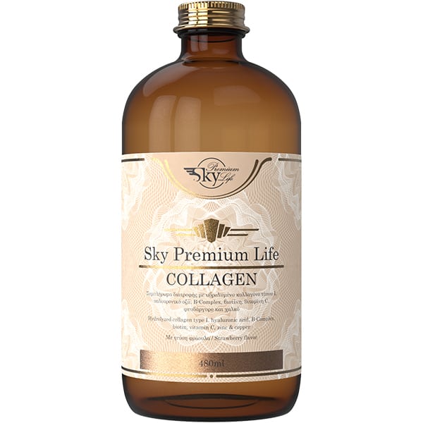 Sky Premium Life Collagen Strawberry Flavor 480 ml