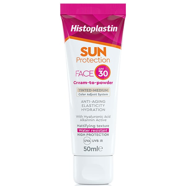 Histoplastin Sun Protection Tinted Face Cream to Powder Medium SPF30 50 ml
