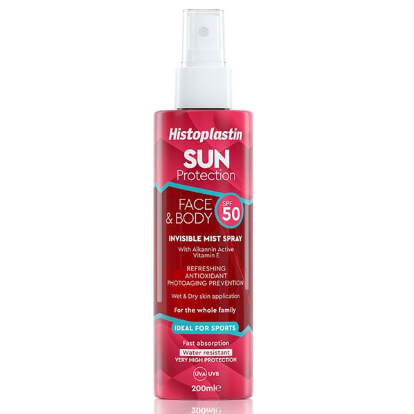 Histoplastin Sun Protection Face & Body Invisible Mist Spray SPF50 200 ml
