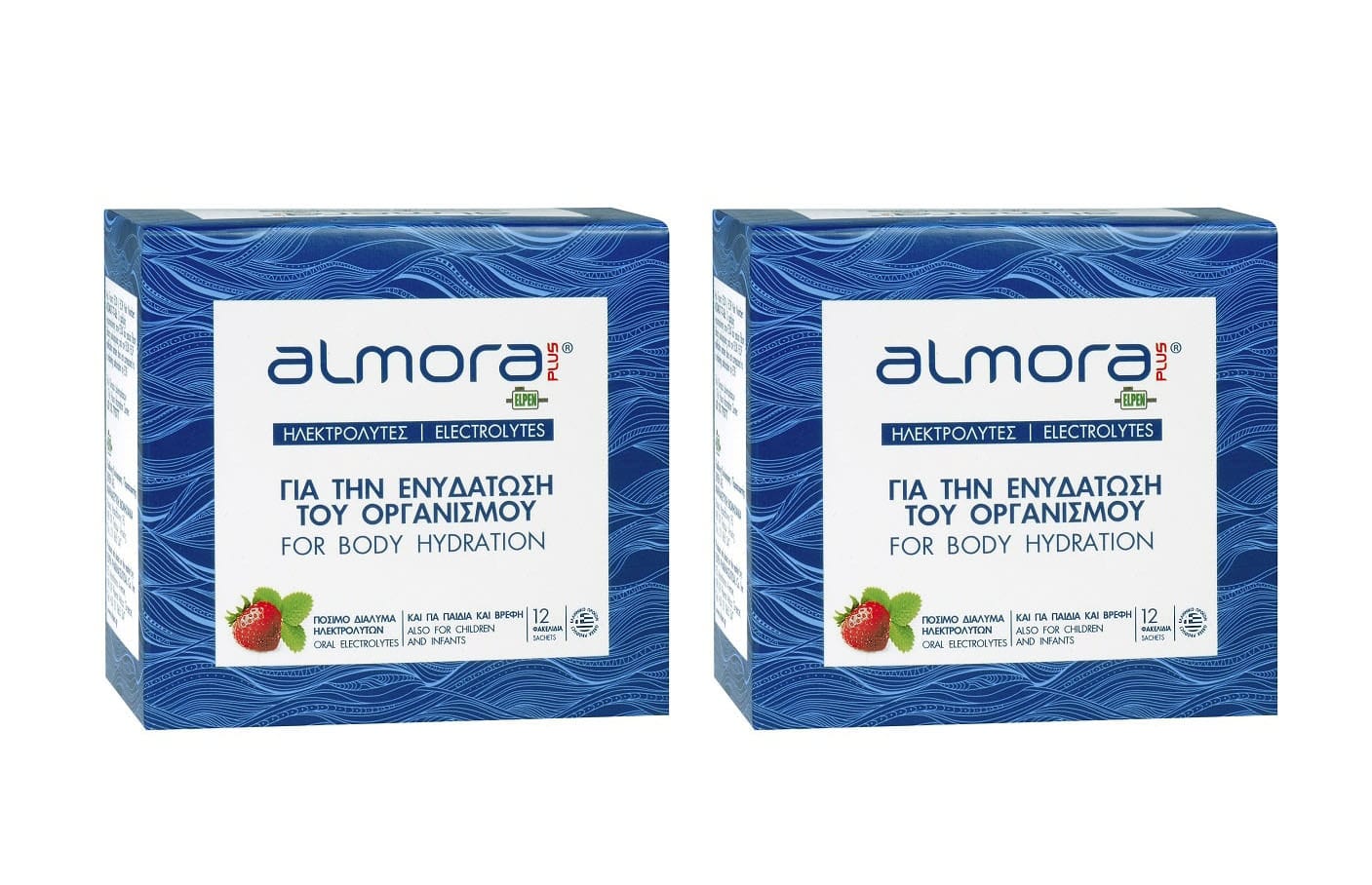 2 x Almora Plus Electrolytes for Body Hydration 2 x 12 bustina
