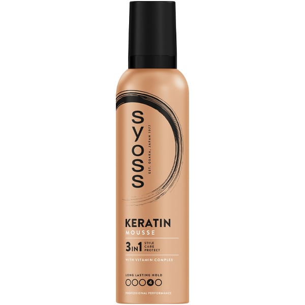 Syoss Keratin Mousse for Strong Hold 250 ml