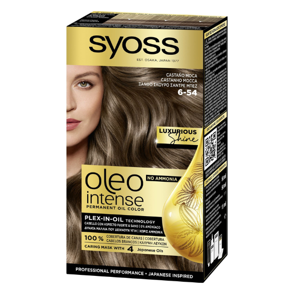 Syoss Oleo INteNse PermaNeNt Oil Color No. 6-54 BloNde Dark SaNdre Beige 1 copë