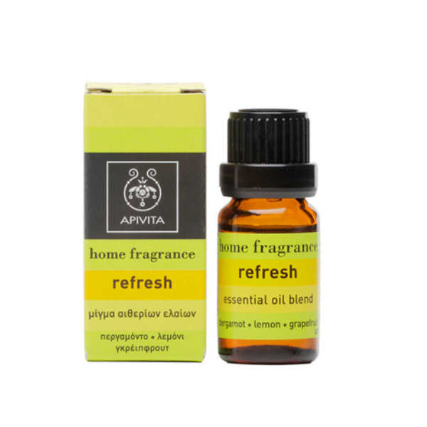 Apivita Essential Oil Refresh with Bergamot, Lemon & Grapefruit 10 ml