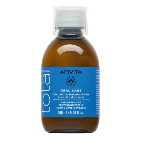 Apivita Oral Care Total Protection Mouthwash Spearmint & Propolis 250 ml