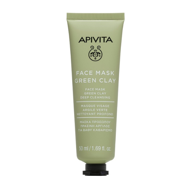 Apivita Deep Cleansing Face Mask with Green Clay 50 ml