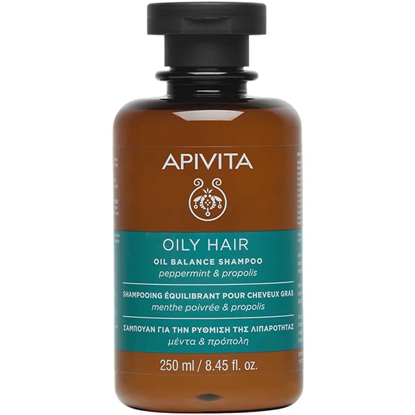 Apivita Oil Balance Shampoo with Peppermint & Propolis 250 ml