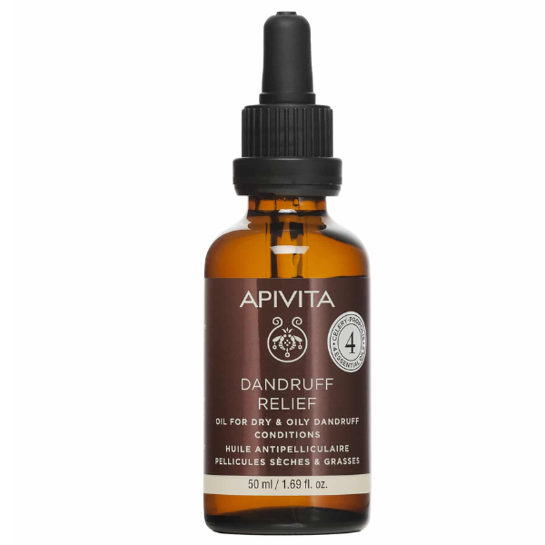 Apivita Dandruff Relief Oil Oil against Dry Skin & Dandruff 50 ml