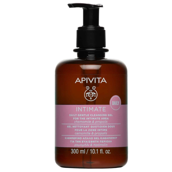 Apivita Intimate Daily Gentle Cleansing Gel for the Intimate Area for Daily Use with Chamomile & Propolis 300 ml