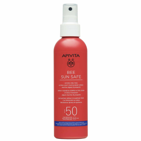 Apivita Bee Sun Safe Hydra Melting Ultra Light Face & Body Spray SPF50 200 ml