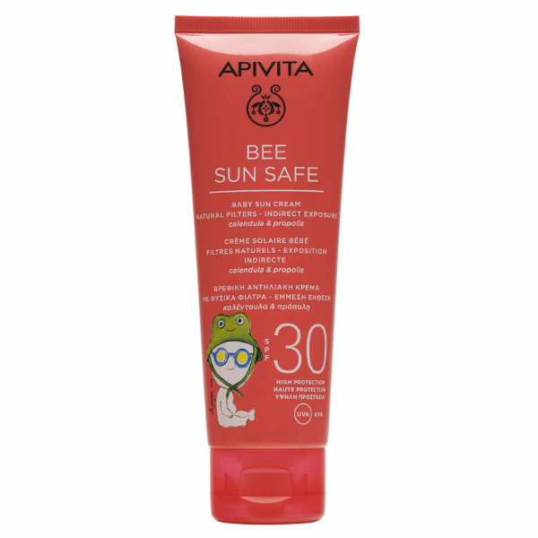 Apivita Bee Sun Safe Baby Sun Cream SPF30 with Calendula & Propolis 100 ml