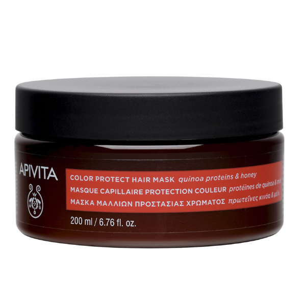 Apivita Color Seal Color Protect Hair Mask with Quinoa Proteins & Honey 200 ml